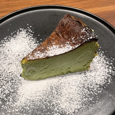 抹茶のバスクチーズケーキ