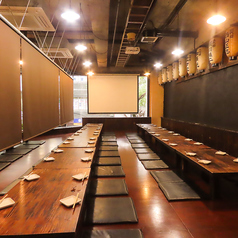 プロジェクターを使って皆でわいわい！！