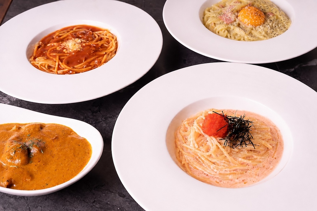 種類豊富なパスタやボリューム満点の和食定食など、自慢のランチメニューをぜひ一度ご賞味ください！