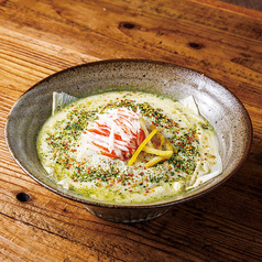 白みそ豆乳と湯葉十割蕎麦