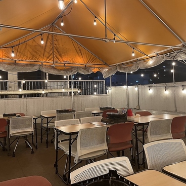 横川ビアガーデンの雰囲気1