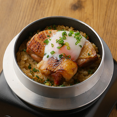 親子釜めし　パイタン仕立て