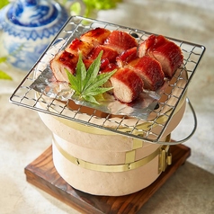 炭火焼チャーシュー/蒸し鶏の特製醤油/鴨肉の醤油漬け