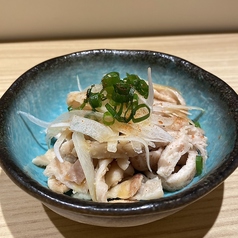 鶏皮島レモンポン酢