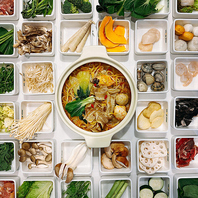 100回来ても飽きない！？具材40種と調味料30種ご用意