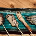 料理メニュー写真&nbsp;魚串盛り合わせ4種