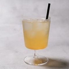 桃とパッションフルーツ スカッシュ