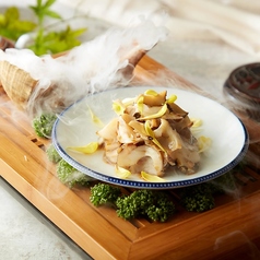 旬の貝と季節野菜の和え物