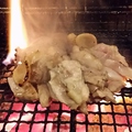 料理メニュー写真 地鶏の炭火焼き　ハーフ120g(1～2人前)