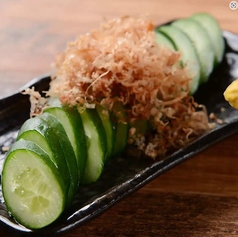 きゅうりの浅漬け/いぶりがっこチーズ　各種