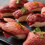 話題の絶品和牛肉寿司が食べ放題！！