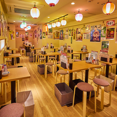 テーブル席は繋げて最大50名様までご案内できます!!貸切宴会などはお気軽にご相談下さい◎