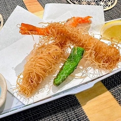 海老のカダイフ揚げ