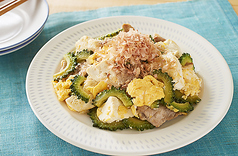 夏野菜! <GOGO!ゴーヤチャンプルー> 大人の苦さ!お好きなお酒と共にどうぞ。