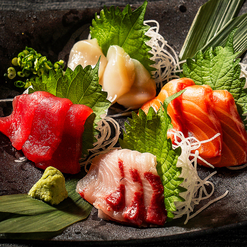 産地直送の新鮮な刺身もらわせ♪