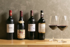 ワインの種類も豊富。