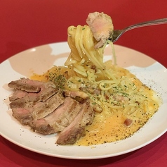 ベリコ豚グリルのカルボナーラ