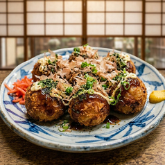 揚げたこ焼き