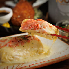 明太チーズのだし巻き玉子