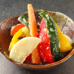 季節の野菜を豊富に使ったお料理