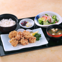 若鶏の竜田揚げ定食