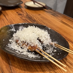 ふわふわ24ヶ月熟成パルミジャーノレッジャーノ掛けタレつくね