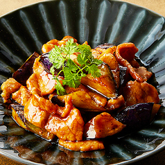豚肉と茄子のピリ辛炒め