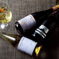 ナチュラルワインとスパークリングワインも飲み放題に含