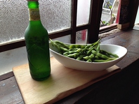 枝豆+ビールセット900円