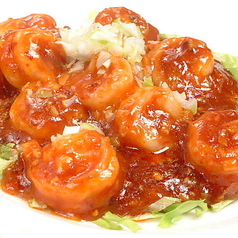 エビのチリソース炒め