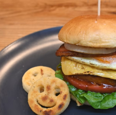 お子様BBQハンバーガーセット