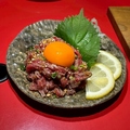 料理メニュー写真&nbsp;炙りユッケ