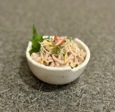 鶏皮ネギポン酢