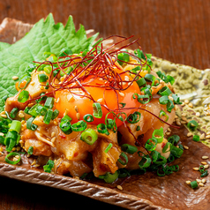 さつま知覧どりのユッケ