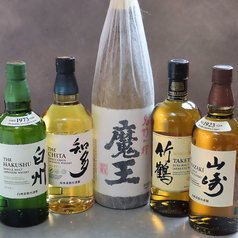 プレミアム飲み放題は、大人気のウイスキーも飲み放題！