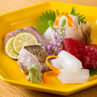 伊勢直送の旬の地魚を厳選した贅沢な天然のお造り盛合せ