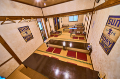 4名様がけのお座敷席です。