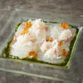 料理メニュー写真&nbsp;真鯛のカルパッチョ～うに・いくら・ズワイガニ添え～