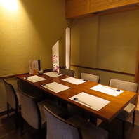 個室や貸切でプライベートなご宴会にも