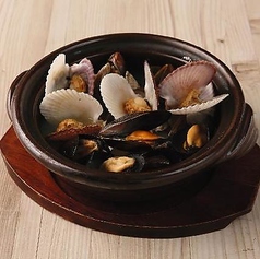 貝づくし酒蒸し