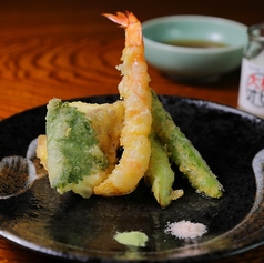 【盛り合せ】天ぷら5種盛り合せ