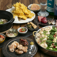 九州の定番から素材を活かいた創作料理まで