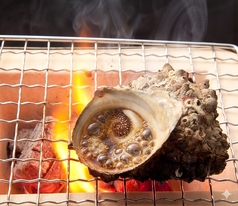 サザエ壺焼き