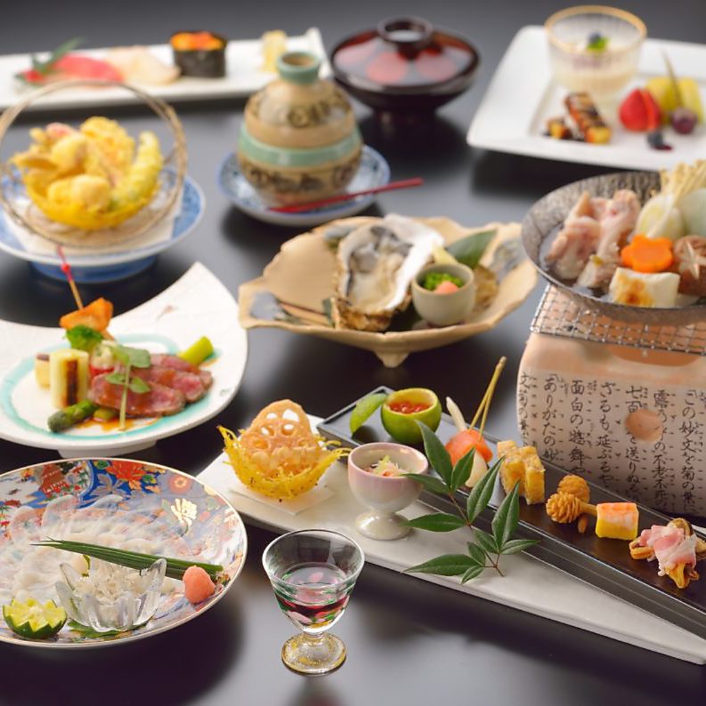 『食彩浪漫』懐石コース12品10000円相当→8000円！