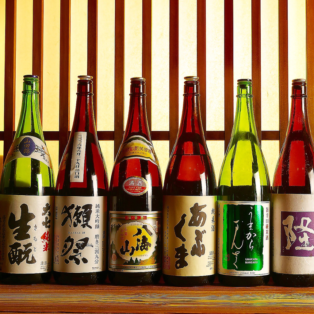 飛露喜・写楽・廣戸川など、選び抜いた銘柄酒を多数ご用意！旬の料理とともに一献！！