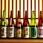 飛露喜・写楽・廣戸川など、選び抜いた銘柄酒を多数ご用意！旬の料理とともに一献！！