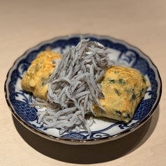 しらすとあおさの卵焼き