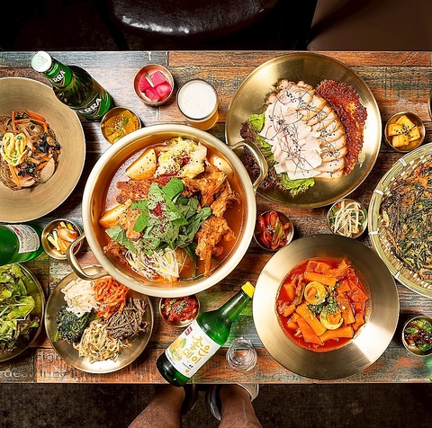 【飲み放題コース有♪】本格的な韓国料理や冷麺を韓国のお酒と一緒に楽しめる店