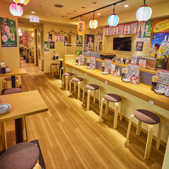 テーブル席は繋げて最大50名様までご案内できます!!貸切宴会などはお気軽にご相談下さい◎