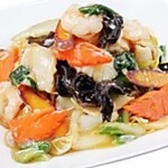 イカの野菜炒め